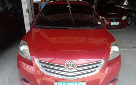 Toyota Vios 1.3 E 2012 Model Red Manual Transmission