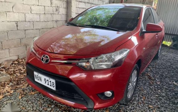 2017 TOYOTA Vios 13 E Manual Red 1st owned-2