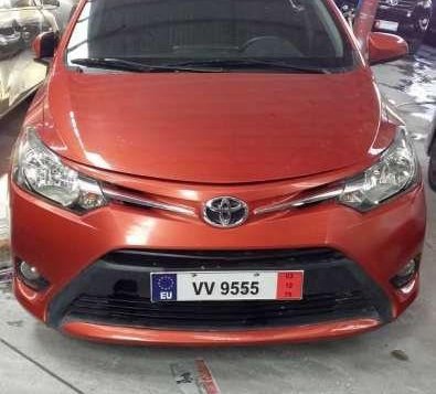 Grab 2017 Toyota Vios Manual Orange -1