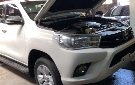 2016 Toyota Hilux 2.4 G 4x2 Manual White Color