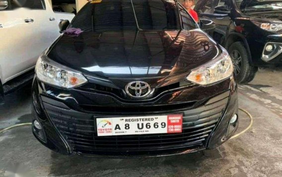 2019 Toyota Vios E Variant Automatic Black