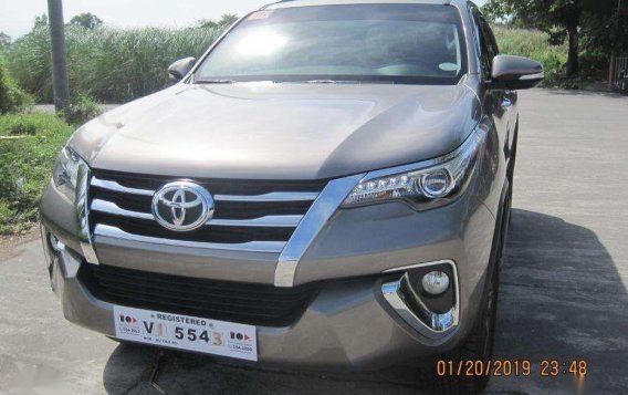 TOYOTA Fortuner 2017 v matic 1520m fresh in and out-3