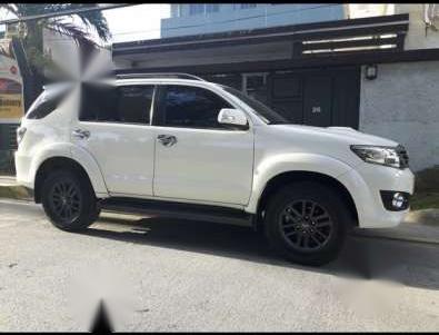 Toyota Fortuner White 2015 Automatic 2.5G -1