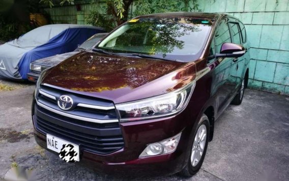 2017 Toyota Innova E Manual for sale