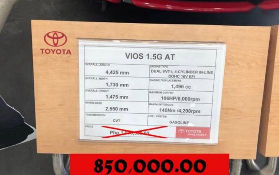 2019 Toyota Vios for sale-1