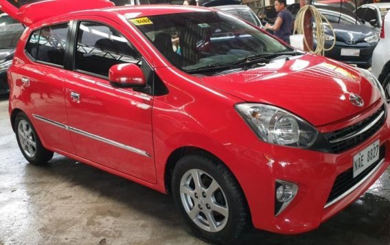 Selling Red Toyota Wigo 2017 in Quezon City-1