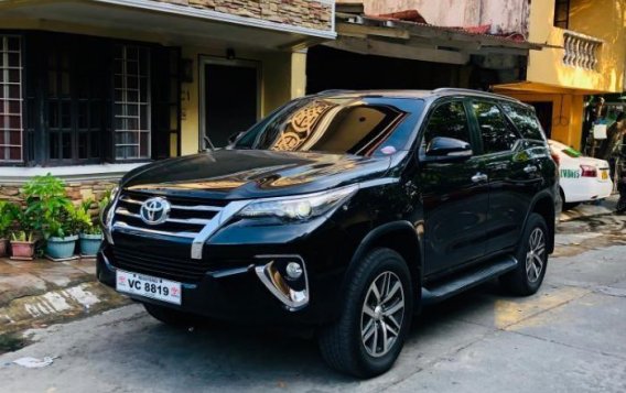 Black Toyota Fortuner 2016 Automatic Diesel for sale in Quezon City-1
