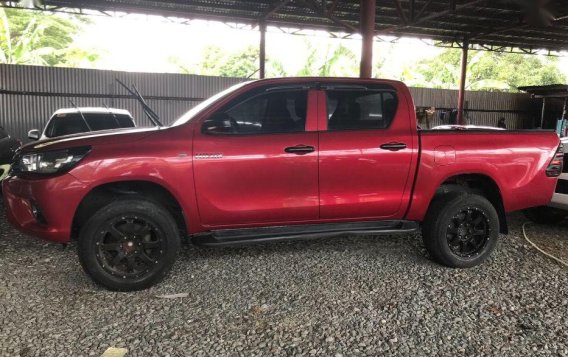 Red Toyota Hilux 2018 Manual Diesel for sale in Quezon City