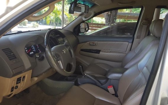 Gold Toyota Fortuner 2012 at 90000 for sale in Olongapo-2