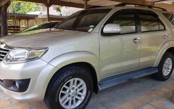 Gold Toyota Fortuner 2012 at 90000 for sale in Olongapo