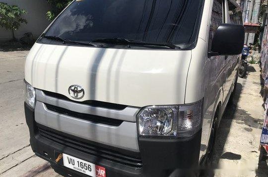 Selling White Toyota Hiace 2017 Manual Diesel at 15000 km in Quezon City-2