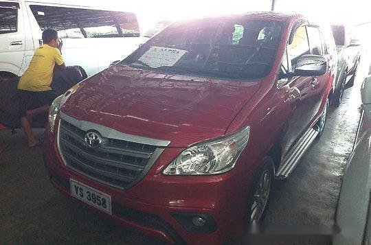 Selling Red Toyota Innova 2016 Manual Diesel-2