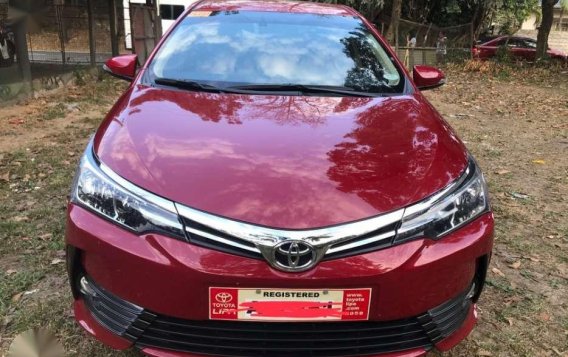 Selling Red Toyota Corolla Altis 2018 Automatic Gasoline in Manila-2