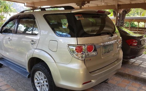 Gold Toyota Fortuner 2012 at 90000 for sale in Olongapo-8