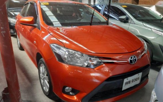 Selling Orange Toyota Vios 2017 Manual Gasoline in Marikina