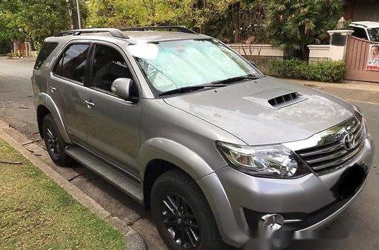 Grey Toyota Fortuner 2015 Automatic Diesel for sale