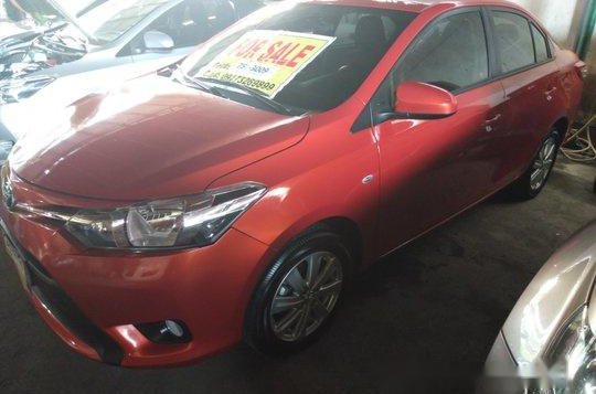 Orange Toyota Vios 2018 Manual Gasoline for sale in Quezon City-2