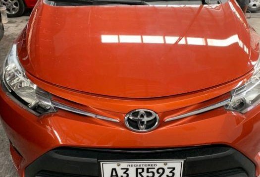 Orange Toyota Vios 2018 Automatic Gasoline for sale in Quezon City