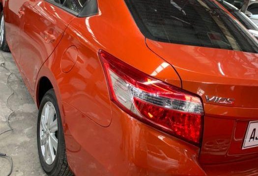 Orange Toyota Vios 2018 Automatic Gasoline for sale in Quezon City-6