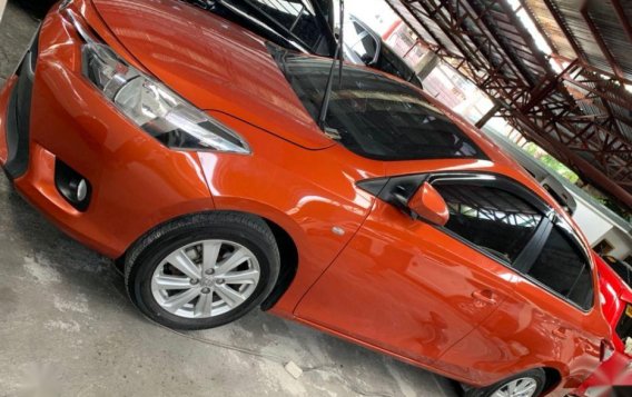 Orange Toyota Vios 2018 Automatic Gasoline for sale in Quezon City-2