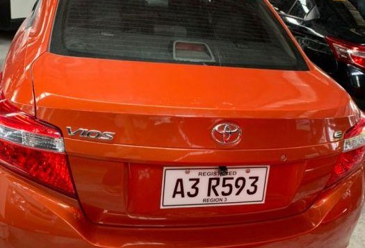 Orange Toyota Vios 2018 Automatic Gasoline for sale in Quezon City-7