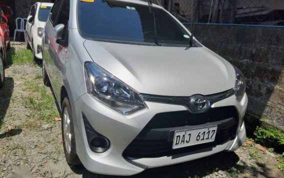 Silver Toyota Wigo 2019 Manual Gasoline for sale in Quezon City