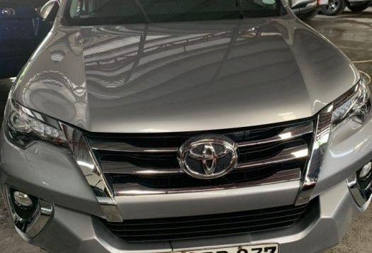 Silver Toyota Fortuner 2017 Automatic Diesel for sale in Quezon City-1