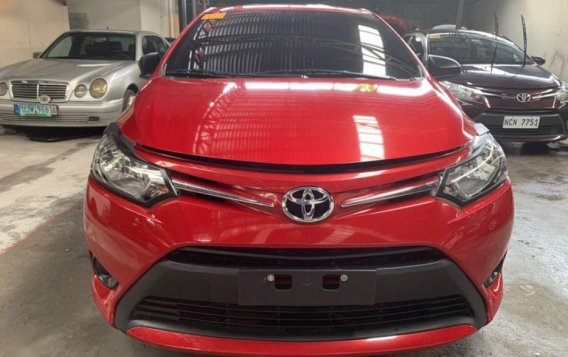 Selling Red 2017 Toyota Vios in Quezon City