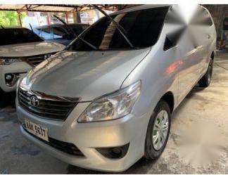 Silver Toyota Innova 2014 Manual Diesel for sale in Quezon City