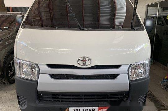 White Toyota Hiace 2017 Manual Diesel for sale in Quezon City-1