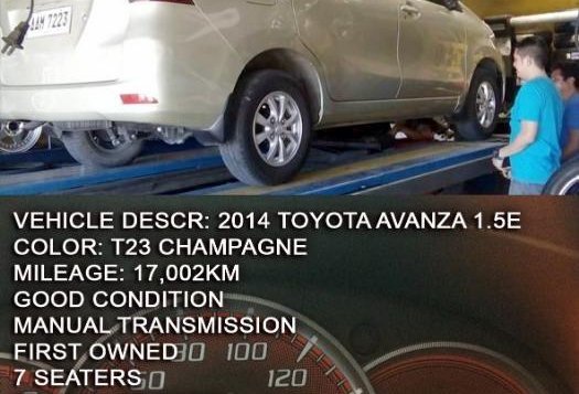 Selling Toyota Avanza 2014 Manual Gasoline in Las Piñas