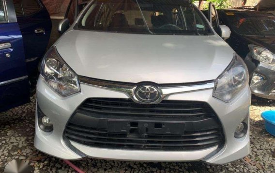 Silver Toyota Wigo 2018 Manual Gasoline for sale in Quezon City