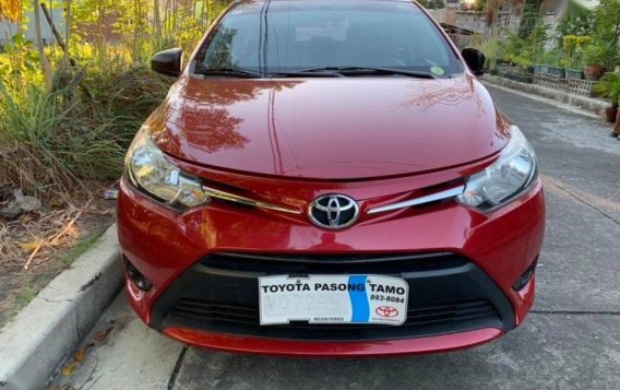 For sale Red 2016 Toyota Vios at Manual Gasoline -2