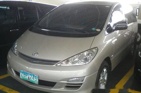 Beige Toyota Previa 2005 for sale in Pasig-2