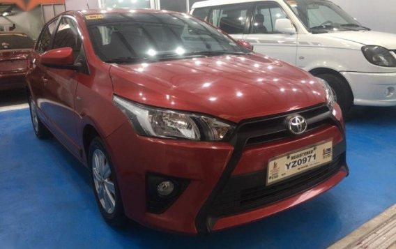 Selling Toyota Yaris 2016 Manual Gasoline in Quezon City-1
