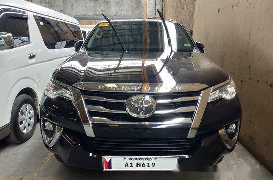 Selling Black 2018 Toyota Fortuner in Quezon City-1