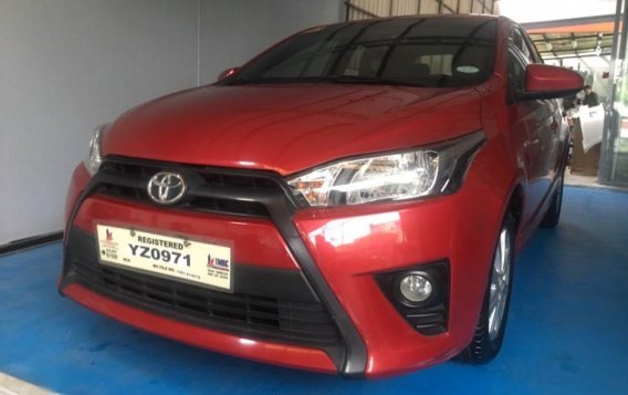 Selling Toyota Yaris 2016 Manual Gasoline in Quezon City