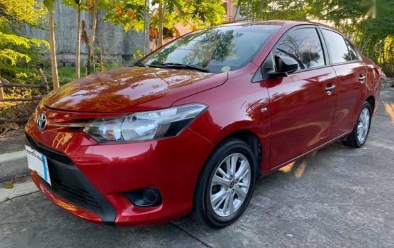 For sale Red 2016 Toyota Vios at Manual Gasoline -5