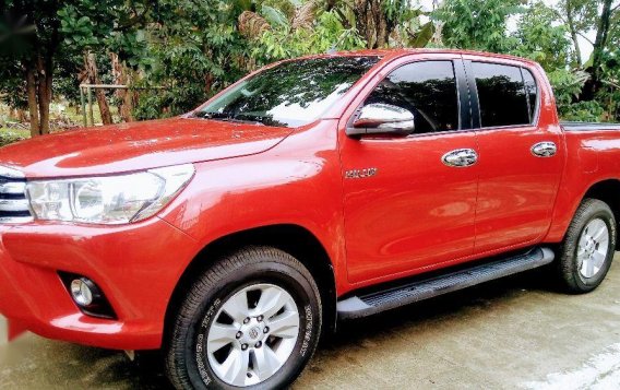Sell 2nd Hand 2016 Toyota Hilux Automatic Diesel at 33000 km in Davao City