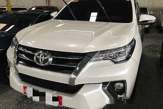 White Toyota Fortuner 2016 Automatic Diesel for sale in General Salipada K. Pendatun-2