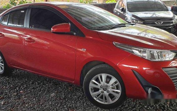 Red Toyota Vios 2018 at 1800 km for sale-2