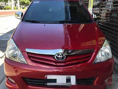 Red Toyota Innova 2012 Manual Gasoline for sale in General Salipada K. Pendatun