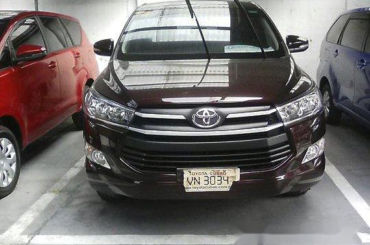 Brown Toyota Innova 2017 Manual Gasoline for sale in Manila-1