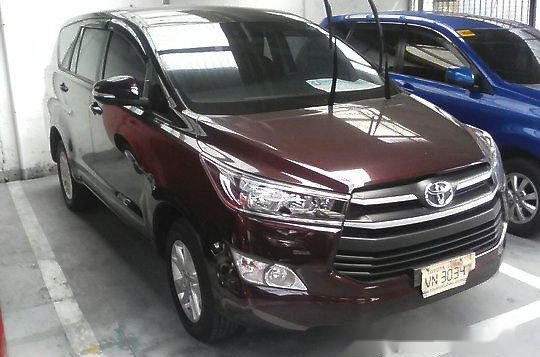 Brown Toyota Innova 2017 Manual Gasoline for sale in Manila