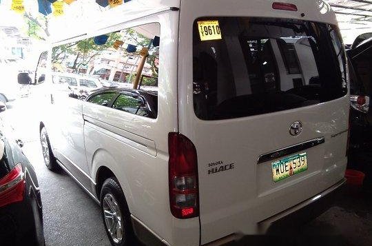 Sell White 2014 Toyota Hiace at Automatic Diesel at 37833 km in Quezon City-2