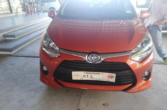 Sell Orange 2018 Toyota Wigo at 5000 km for sale-1