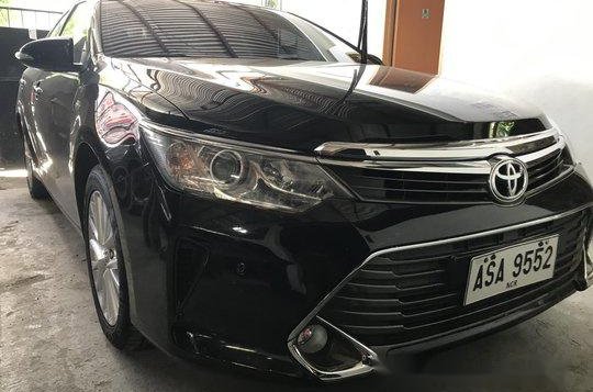 Black Toyota Camry 2015 Automatic Gasoline for sale in Quezon City