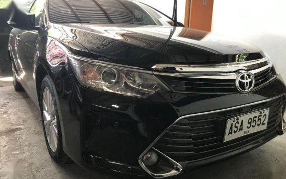 Black Toyota Camry 2015 for sale in Quezon City