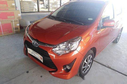 Sell Orange 2018 Toyota Wigo at 5000 km for sale-2