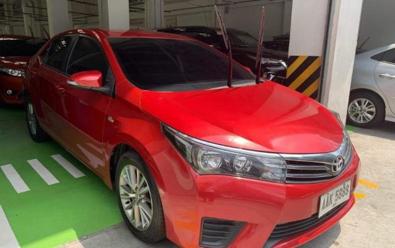 Red Toyota Altis 2014 Manual Gasoline for sale in Manila-2